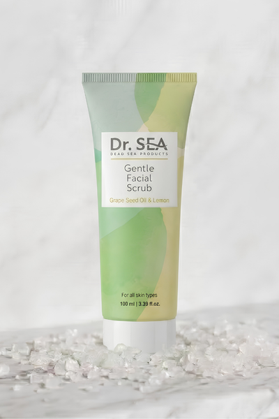 Gel tẩy da chết thanh lọc và phục hồi GENTLE FACIAL SCRUB - GRAPE SEED OIL & LEMON 100ml