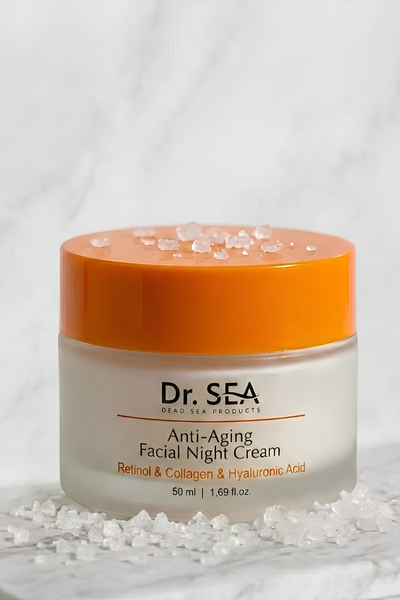 Kem đêm Retinol chống lão hóa, cải thiện da sáng khỏe ANTIAGING FACIAL NIGHT CREAM COLLAGEN&HA 50ml